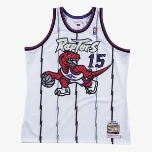 Mitchell & Ness‎ Men's Vince Carter White Toronto Authentic Jersey size large